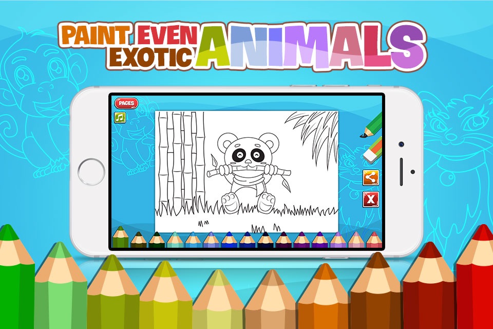 AniPaint - Coloring Animals with Sparks for Kids screenshot 4