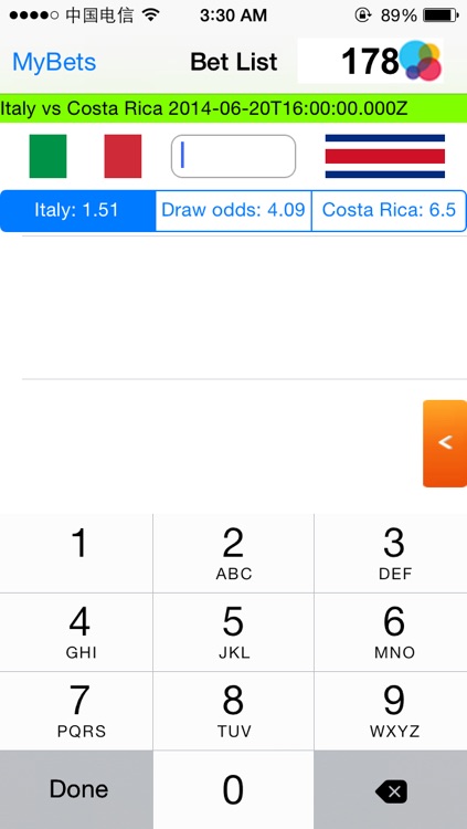 Free points betting game