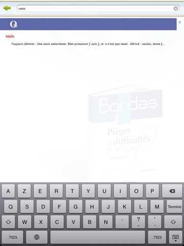 BORDAS Pièges, le dictionnaire des Pièges et Difficultés de la langue française HD screenshot 3