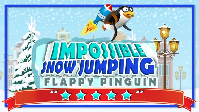 Impossible Rocket Penguin Snow Jumping Free - Flappy Bird Ed(圖3)-速報App