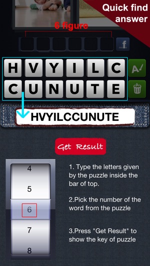 BingoInput - helper for 4pics1word