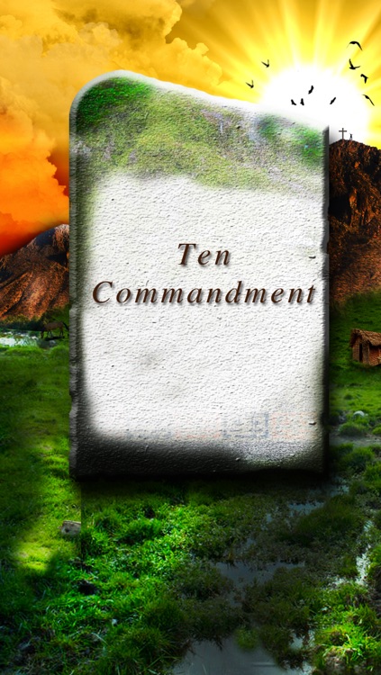 The Ten Commandments - Remember God's words!