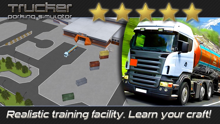Trucker: Parking Simulator - Realistic 3D Monster Truck and Lorry 'Driving Test' Free Racing Game screenshot-4