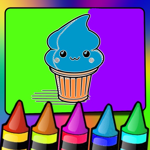 Kids Coloring Book Pages Icon