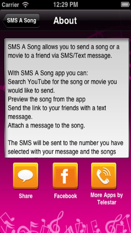 SMS A Song - IntCall screenshot-3