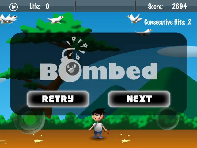 Bomber Dove Lite, game for IOS