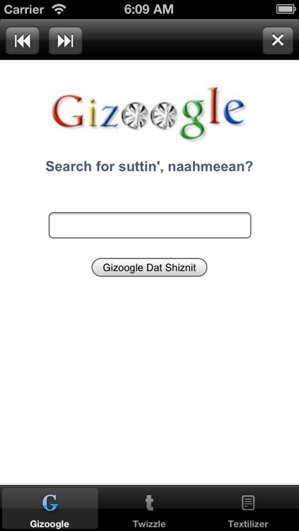 Gizoogle App