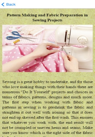 Sewing Projects For Beginners screenshot 3