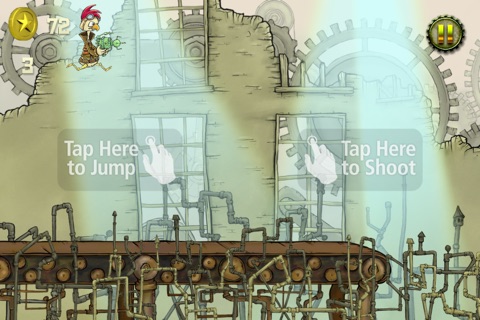 Steampunk Chicken - Free iPhone/iPad Racing Edition screenshot 3
