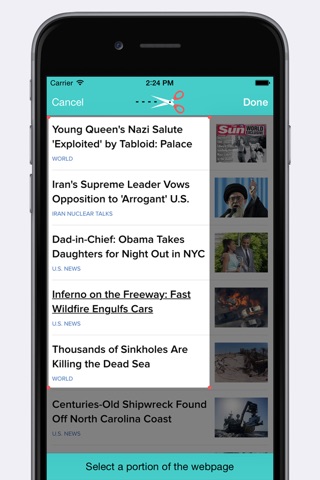 Clip It! - Crop a portion of your favorite webpages and get live updates screenshot 3