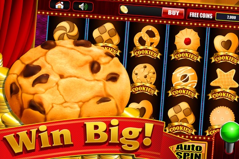 Play and Win the Sweet Assorted Cookies Casino Edition Slots Machine Game screenshot 2