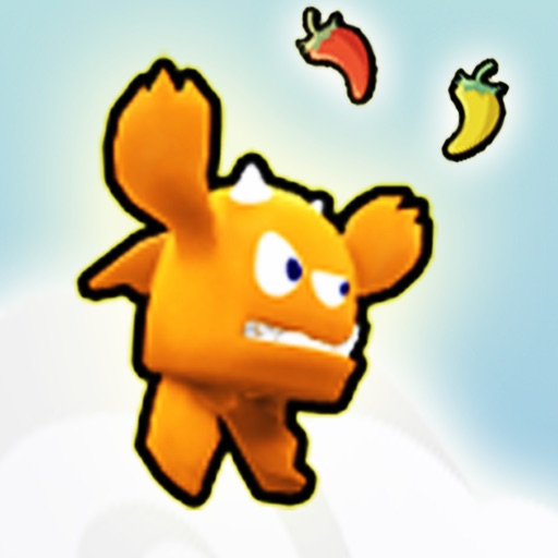 Chili Rain - Dragon Feeding Object Catching Game iOS App