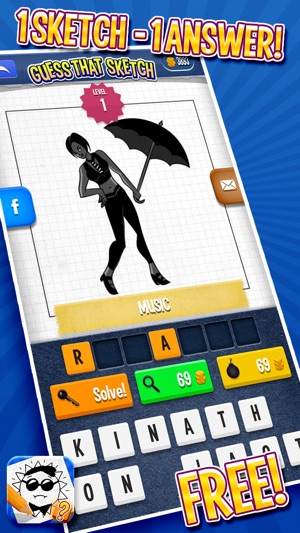 Guess That Sketch: a picture quiz about movies, tv shows, mu(圖1)-速報App