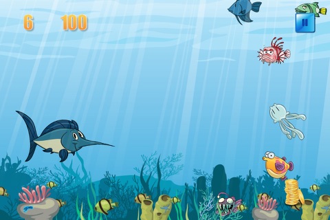 Fun Free Fish Game - Hungry Swordfish Attack Edition screenshot 2
