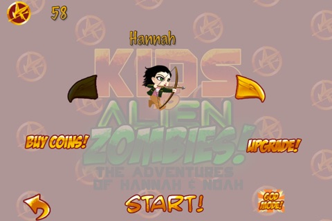 Kids vs Alien Zombies: The Adventures of Hannah and Noah screenshot 2