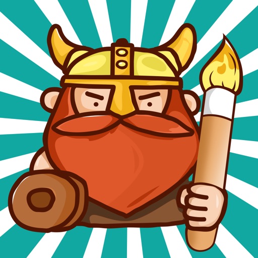 Active Vikings Coloring Book for Children: learn to color viking ship, dragon, swords and more icon