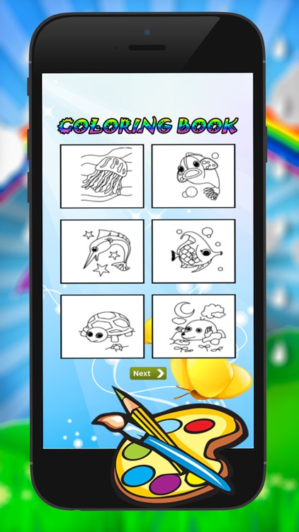 Sea Animal Coloring Book - Drawing Painting Kids Games