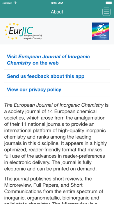 How to cancel & delete European Journal of Inorganic Chemistry from iphone & ipad 3