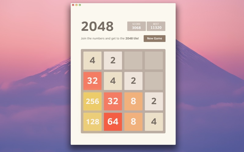 2048 Game Screenshot