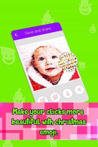 Christmas Emoji Mosaic Camera screenshot 4