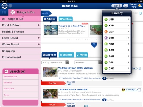 Explore Cayman for iPad screenshot 2