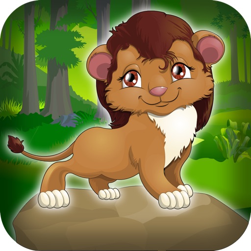 A+ Lion Cross The Jungle Animal Games For Kids Retro Arcade Game FREE icon