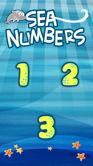 Sea Numbers Free - Kids learn by tracing