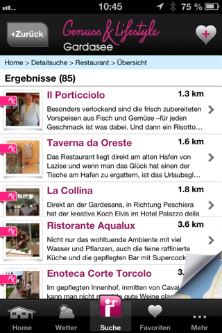 Genuss & Lifestyle - Lake Garda screenshot 3