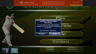 How to cancel & delete CRICKET LEAGUE HD 2013 FREE from iphone & ipad 1