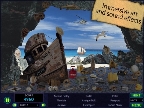 Hideaways: Lost Island HD - Fun Seek and Find Hidden Object Puzzles screenshot 2