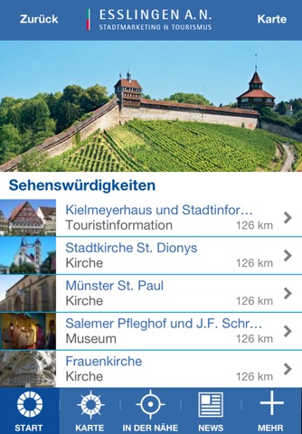 Esslingen App - der offizielle Handyreiseführer für die Stadt Esslingen am Neckar screenshot 3