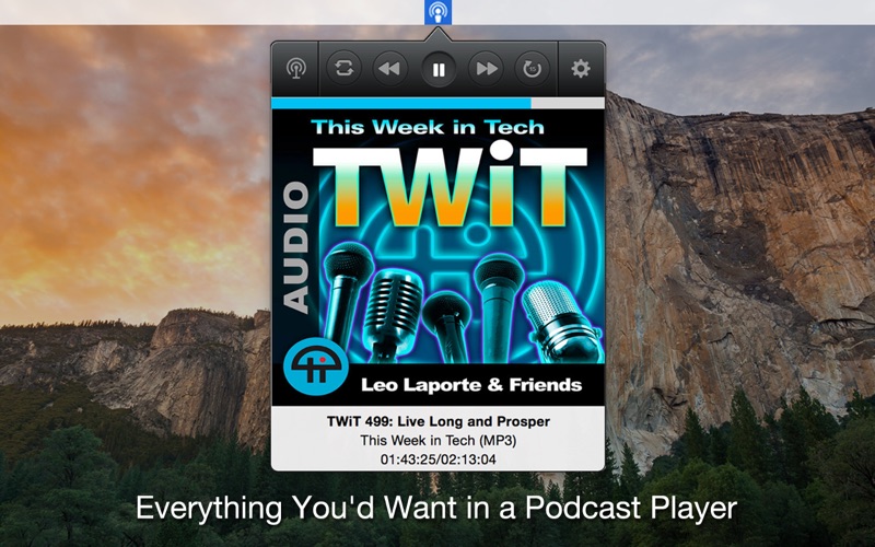 Menucast - Podcast Player &amp; Manager thumbnail 1
