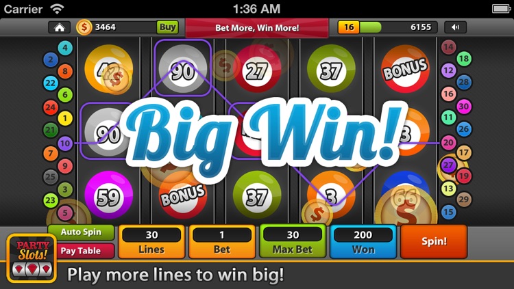 Party Slots - Slot Machine With Spin The Wheel Bonus screenshot-3