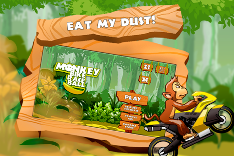 Monkey Bike Race Ball screenshot 3