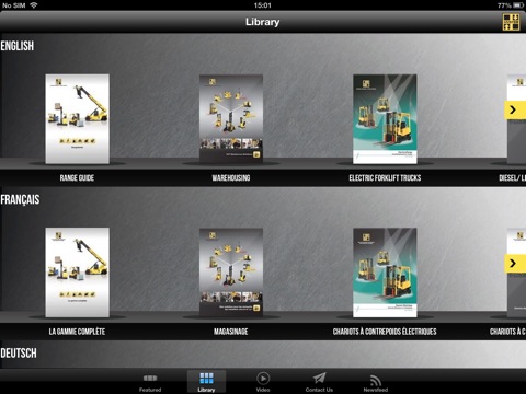 Hyster EMEA Product Library screenshot 2