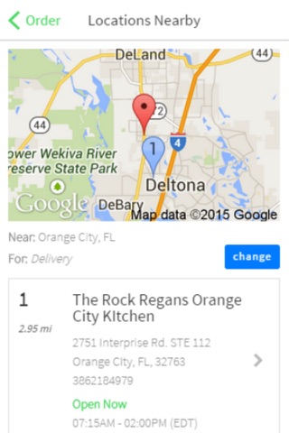 The Rock Regan's Orange City Kitchen screenshot 2