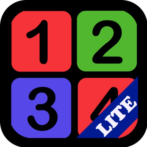 Colors And Numbers Matching Game Lite iOS App