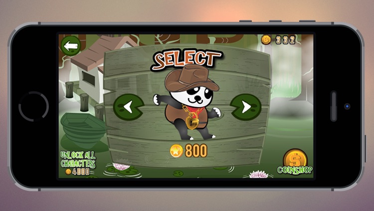 Panda Adventures - Run across the forrest - Free Kid Game screenshot-3