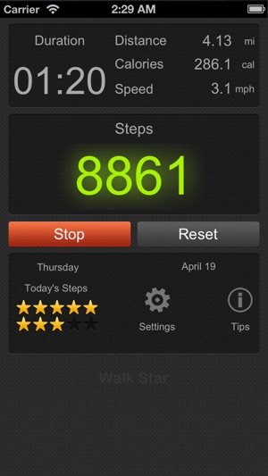 Walk Star Pedometer