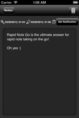 Rapid Note Go screenshot 3
