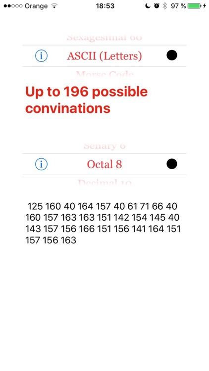 Translatapp  –  Binary, Hex, Octal, Ascii and Morse converter screenshot-3