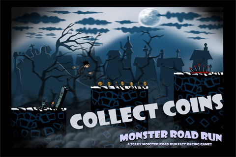 A Scary Monster Road Run Free Fast Racing Games HD screenshot 4