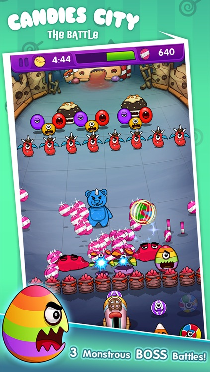 Candies City: The Battle. Join the Candy Supers troop ! screenshot-4
