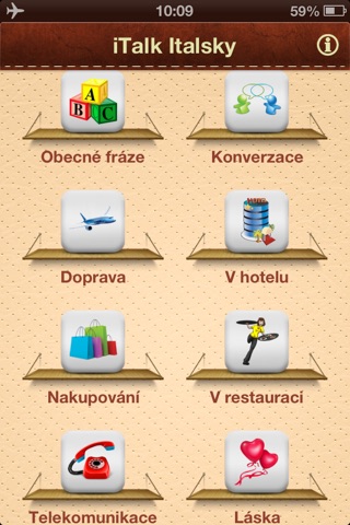 iTalk Italsky! konverzace: slovíčka a fráze pro rodilé mluvčí češtiny screenshot 2