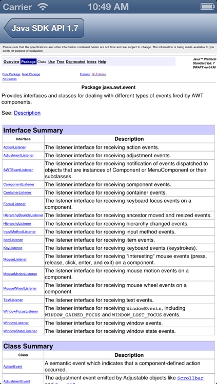 Java SDK 7 API Reference