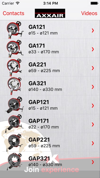 Catalogue AXXAIR Chanfrein