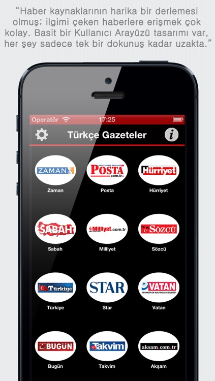 Türkçe Gazeteler - Turkish Newspapers (Turkish News by sunflowerapps) screenshot-4