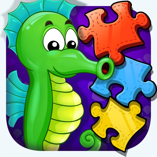 Sea Animals - Jigsaw Puzzle Learning Games for Infant Kids & Toddlers iOS App