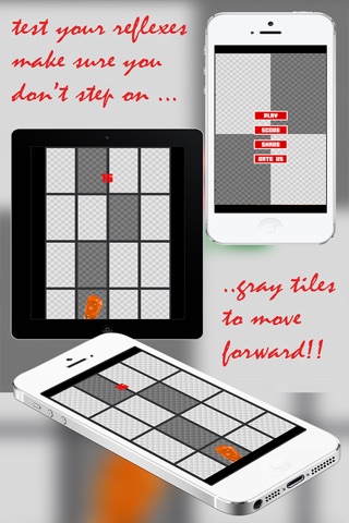 Quick Feet - Don't Step on the Gray tiles screenshot 3