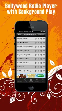 Game screenshot Desi Music Hits : Hindi Songs + Bollywood Radio apk